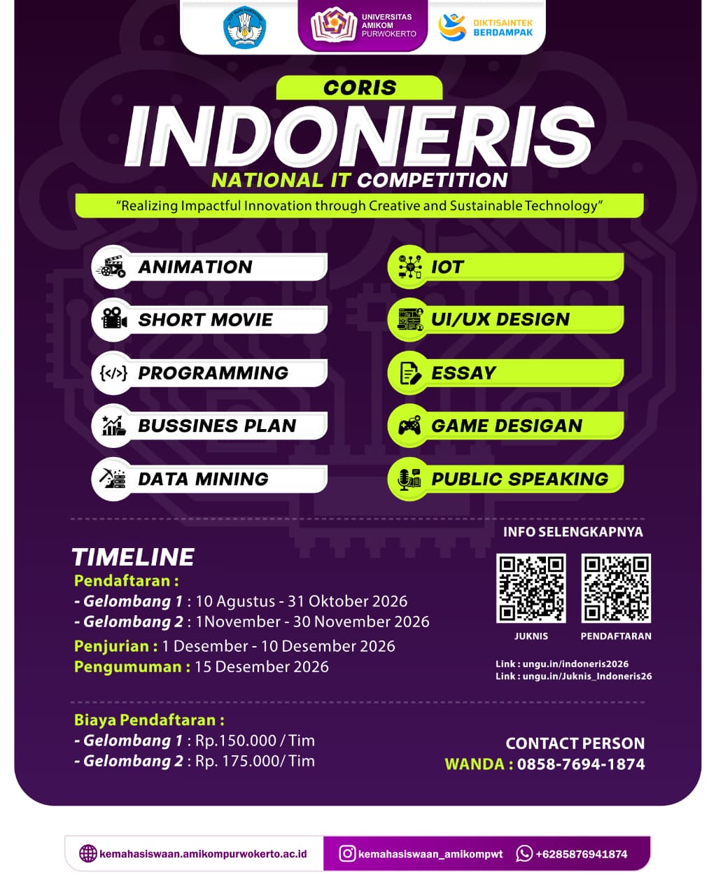 Poster INDONERIS 2026